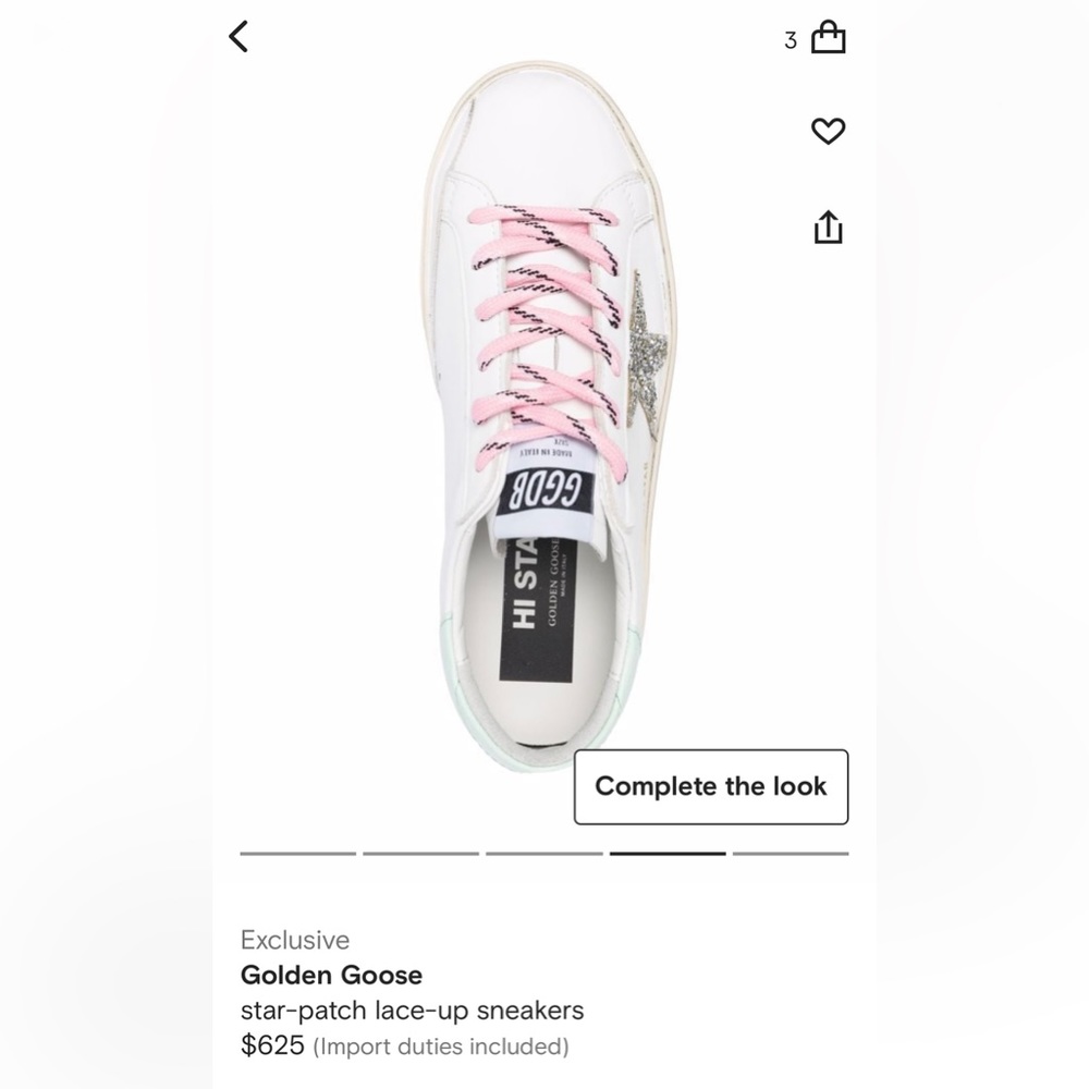 Golden Goose Sneakers. Worn twice. Excellent condition. Come with a dust bag.